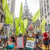 Protesters Swarm Sweltering Philly: 'Hell No DNC, We Won't Vote For Hillary!'